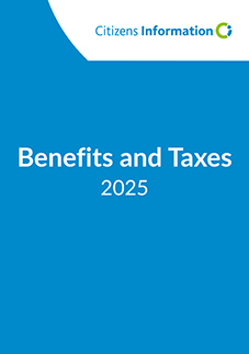 Cover of Benefits and Taxes 2025 leaflet