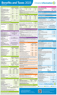 Cover of Benefits and Taxes 2025 wallchart